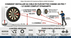 Comment bien installe une cible de fléchettes à Toulouse