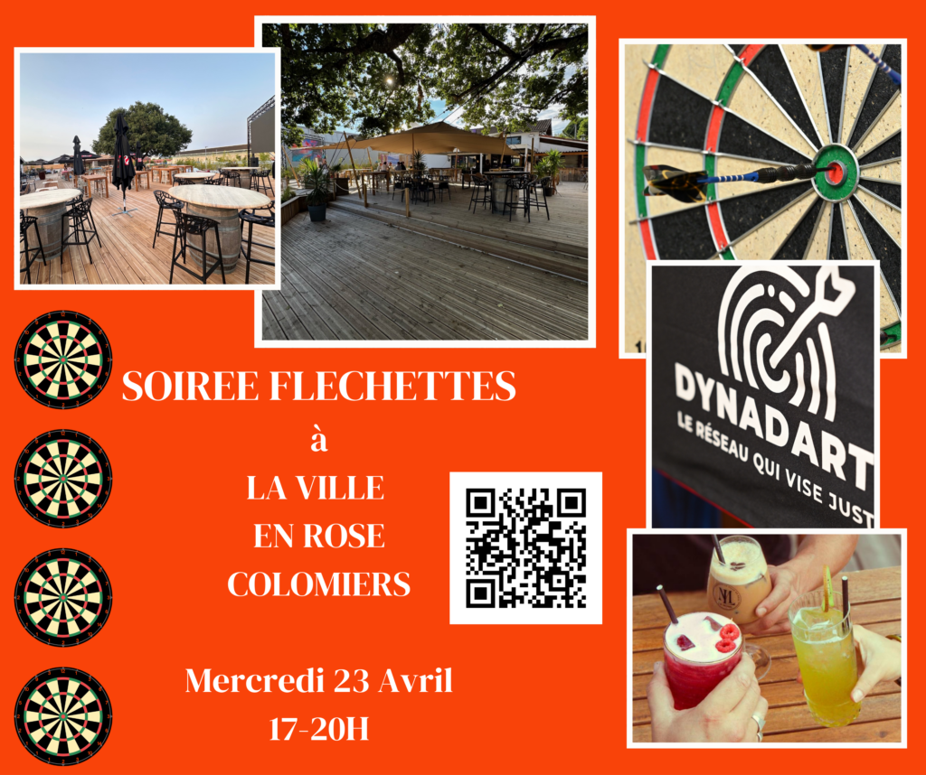 Soirée Fléchettes à la Ville en Rose à Colomiers