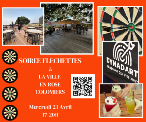 Soirée Fléchettes à la Ville en Rose à Colomiers